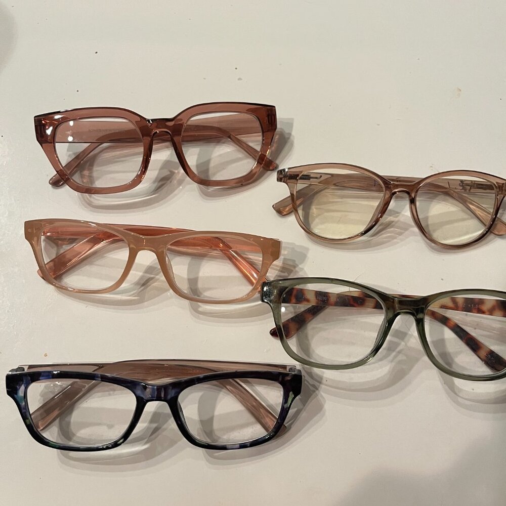 Reading Glasses (Set of 5) (Jones of New York and Rachel Roy) (1.5+) / Prev Used